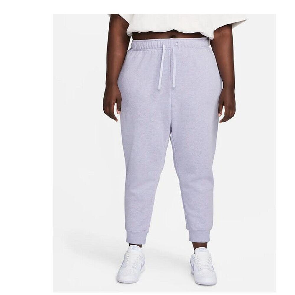 Nike Women Sportswear Club Fleece Joggers Light Thistle Plus Size 1XL